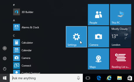 Windows 10 Settings